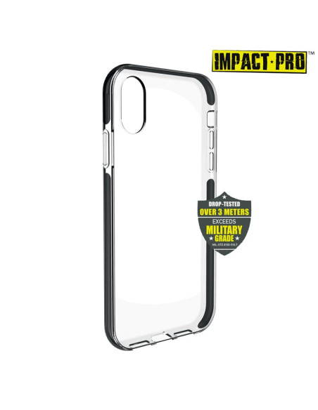 PURO Impact Pro Hard Shield - Etui iPhone XR (czarny)