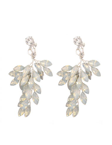 Kolczyki ślubne BOHO wizytowe wiszące z...