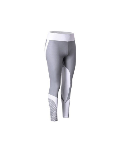 Sportowe Legginsy Fitness Trening Szare L LEG21L