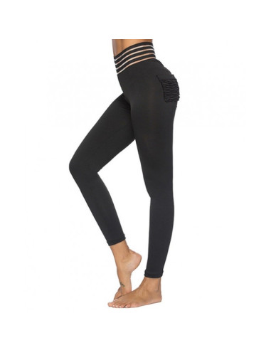 Legginsy Fitness Trening WYSZCZUPLAJĄCE S LEG40S