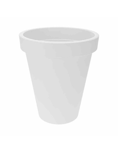 Donica ogrodowa biała duża 45 cm Do dekoracji...