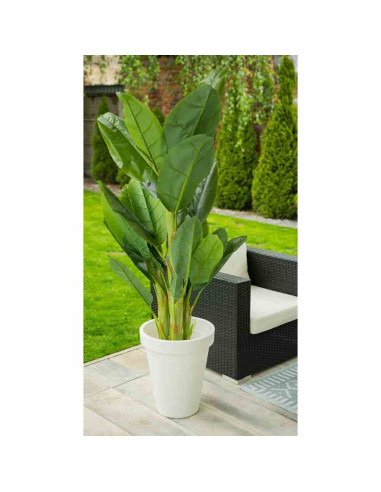 Donica ogrodowa biała duża 45 cm Do dekoracji...