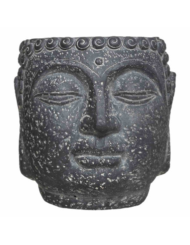 Cementowa doniczka Budda antracytowa Nowoczesna...