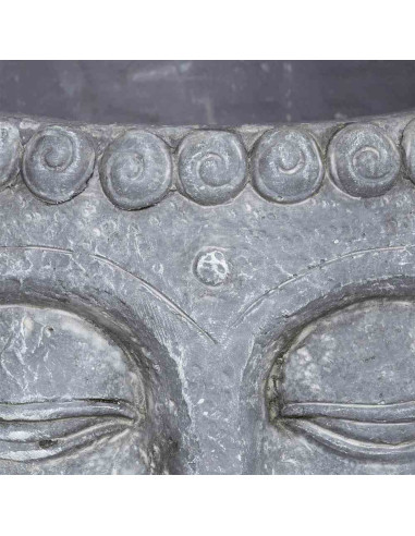 Cementowa doniczka Budda szara Nowoczesna...