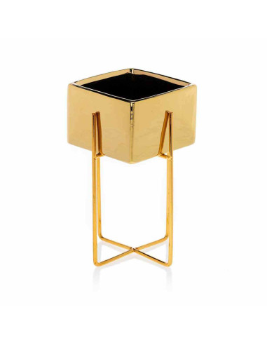 Doniczka Mizu Gold 21 cm Stelaż wykonany z...