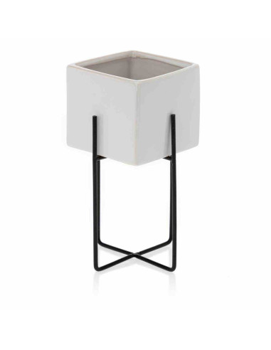 Doniczka Mizu White Black 23 cm Stelaż wykonany...