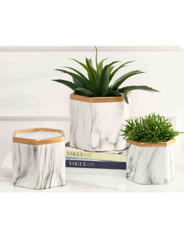 Doniczka Sona Marbling 12 cm Wykonana z...