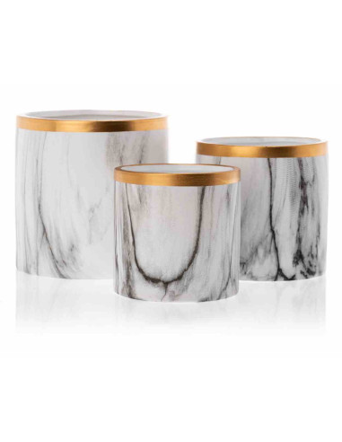 Doniczka Sona Marbling 15 cm Wykonana z...