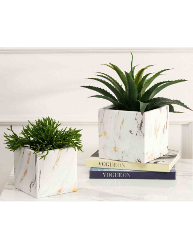 Doniczka Marbela 13 cm Wykonana z ceramiki w...