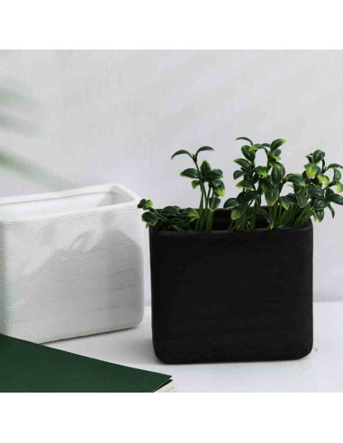 Zestaw doniczek ściennych Lou B&W Komplet...