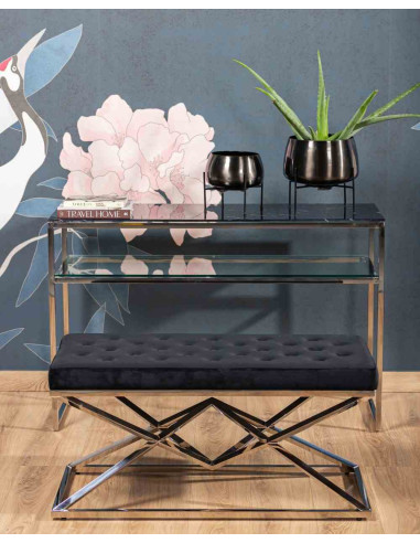 Zestaw donic na kwiaty czarne 2 szt