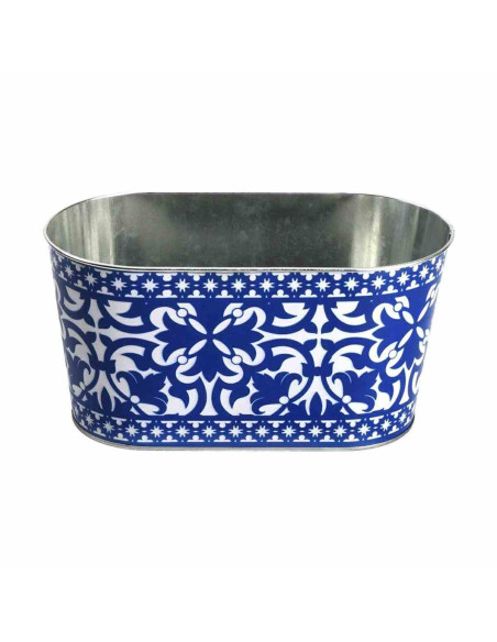 Doniczka owalna w stylu portugalskim 23cm