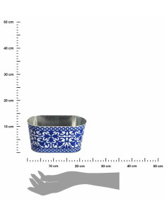 Doniczka owalna w stylu portugalskim 23cm 2