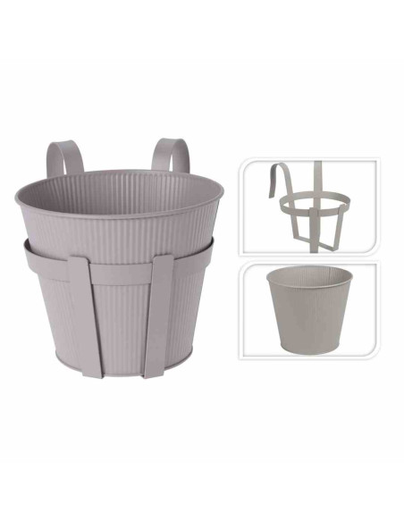 Donica balkonowa beżowa pojedyncza