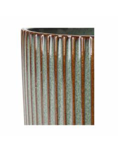 Doniczka ceramiczna prążkowana 11x9 cm 2