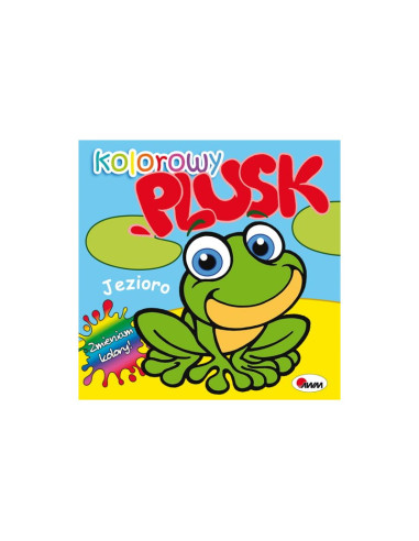 Kolorowy plusk jezioro