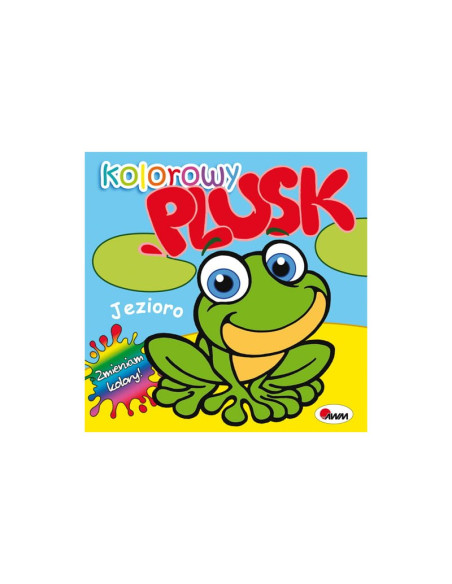 Kolorowy plusk jezioro